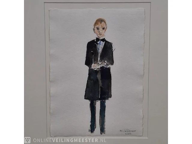 Aquarel maya wildevuur (1944-2023), orkest 18, bouwjaar 2005 - afbeelding 3 van  9