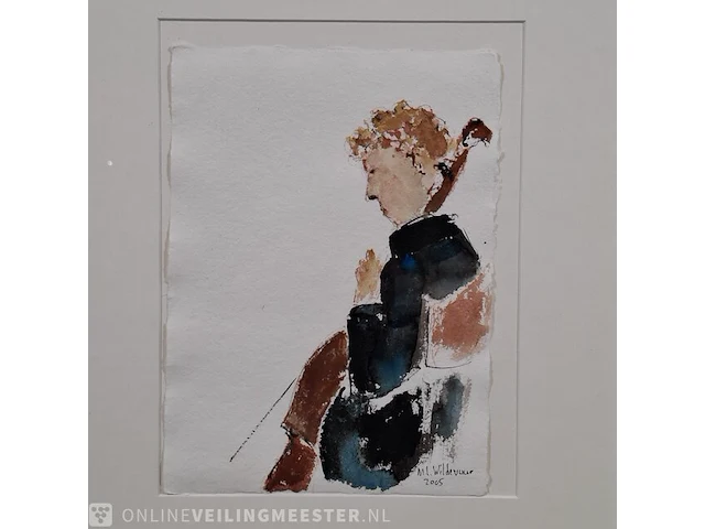 Aquarel maya wildevuur (1944-2023), orkest 61, bouwjaar 2005 - afbeelding 3 van  9