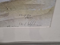 Aquarel, maya wildevuur (1944-2023), zeezicht, 1989 - afbeelding 5 van  9