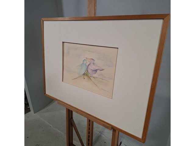 Aquarel, p. hovens greve, vogelpersonen, 1979 - afbeelding 4 van  10