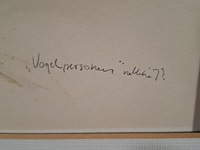 Aquarel, p. hovens greve, vogelpersonen, 1979 - afbeelding 5 van  10