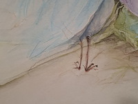 Aquarel, p. hovens greve, vogelpersonen, 1979 - afbeelding 7 van  10