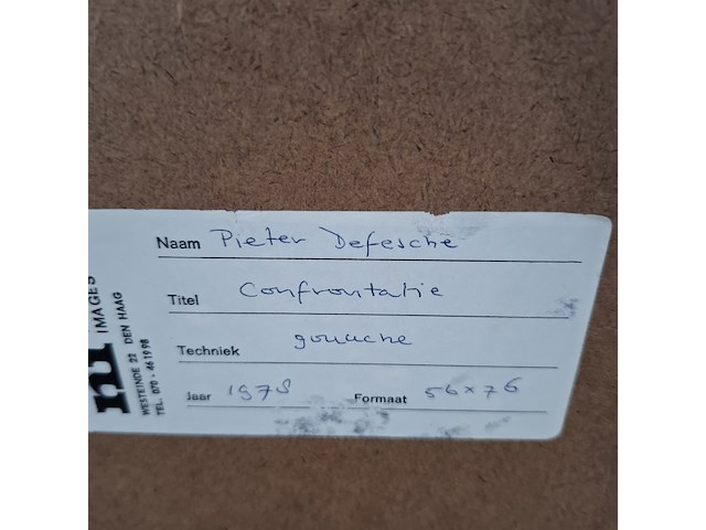 Aquarel, pieter defesche - afbeelding 7 van  7