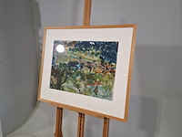 Aquarel, r. de leeuwen, bij avignon frankrijk - afbeelding 3 van  6