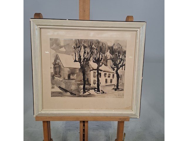 Aquarel, r. klijn, oud velsen - afbeelding 1 van  7