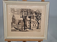 Aquarel, r. klijn, oud velsen - afbeelding 1 van  7