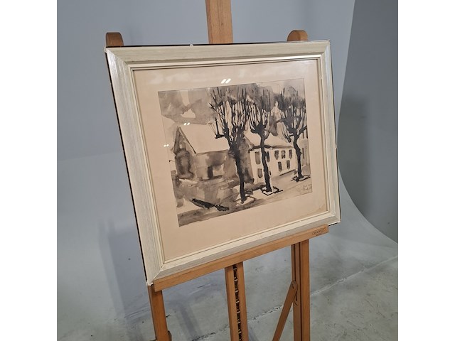 Aquarel, r. klijn, oud velsen - afbeelding 2 van  7