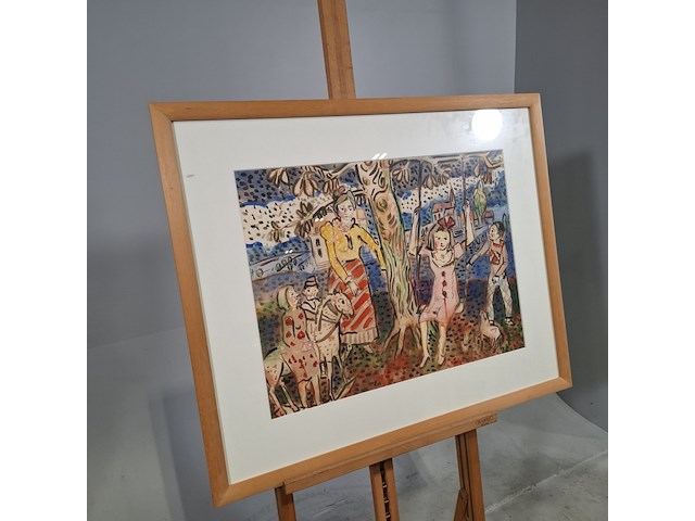 Aquarel, r. steene, kinderspelen - afbeelding 2 van  8