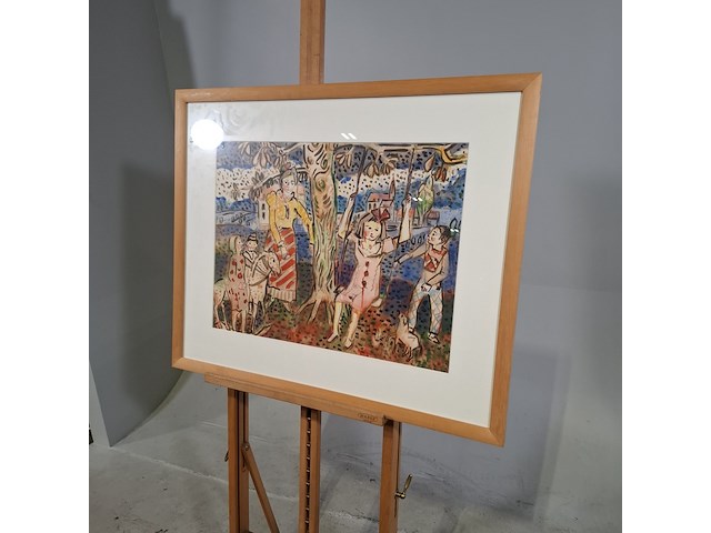 Aquarel, r. steene, kinderspelen - afbeelding 3 van  8