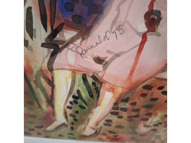 Aquarel, r. steene, kinderspelen - afbeelding 5 van  8