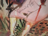 Aquarel, r. steene, kinderspelen - afbeelding 5 van  8