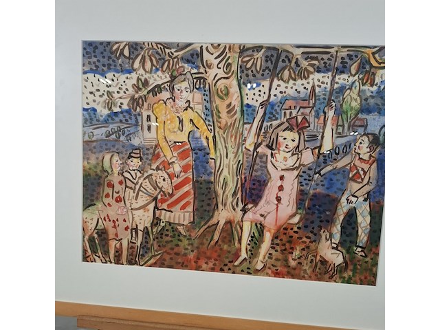 Aquarel, r. steene, kinderspelen - afbeelding 6 van  8