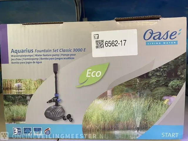 Aquarius fountainset classic 3000e vijverpomp oase, 3000e - afbeelding 1 van  2