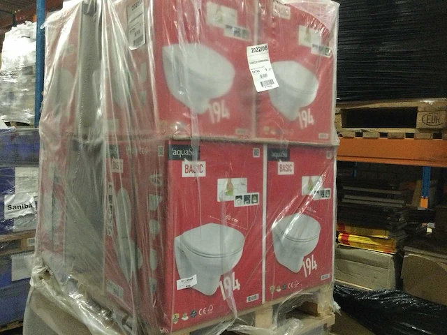 Aquasu - basic 194 - toilet incl. toiletzitting (8x) - afbeelding 1 van  4