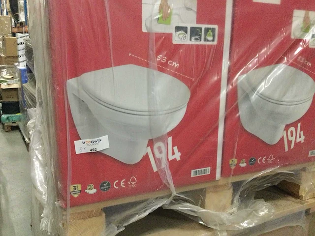 Aquasu - basic 194 - toilet incl. toiletzitting (8x) - afbeelding 4 van  4