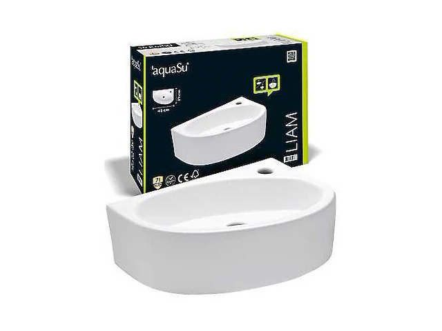 Aquasu - liam - wasbak 42x29 cm (15x) - afbeelding 1 van  5