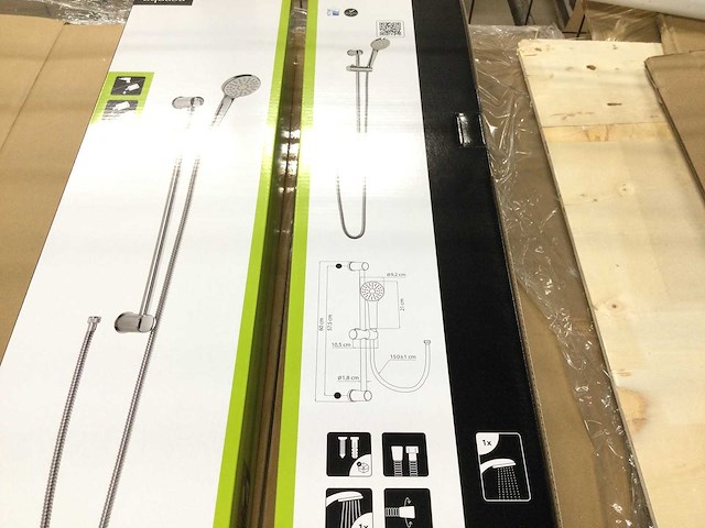 Aquasu - libosa - 2x handdouche met glijstang - afbeelding 2 van  4