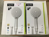 Aquasu - tola - douche kop rond (2x) - afbeelding 1 van  1