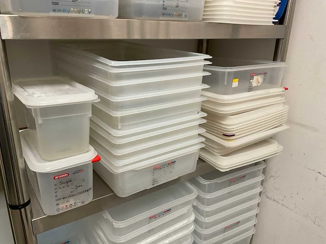 Araven assorti gn voedselbakken en deksels (circa 40 stuks) - afbeelding 4 van  5