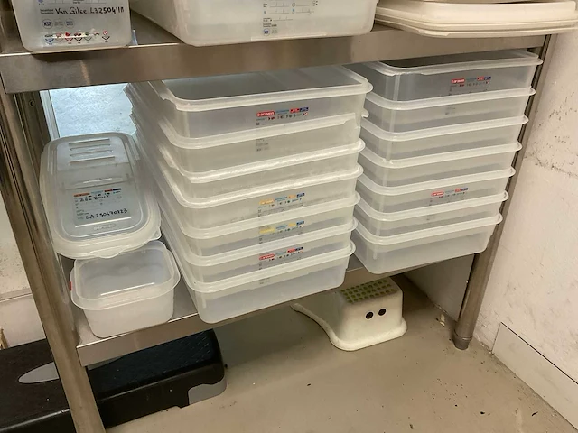 Araven assorti gn voedselbakken en deksels (circa 40 stuks) - afbeelding 5 van  5