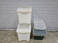 Araven, o.a. - kunststof grondstofbak (4x) - afbeelding 1 van  5