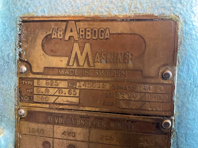 Arboga e825 kolomboormachine - afbeelding 8 van  8