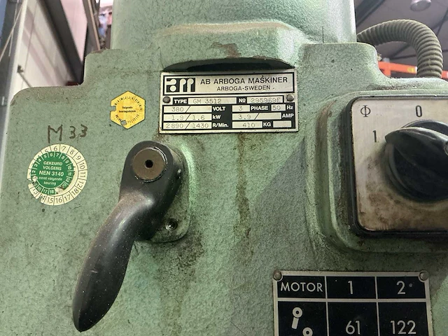 Arboga kolomboormachine tandwielgeschakeld - afbeelding 6 van  9
