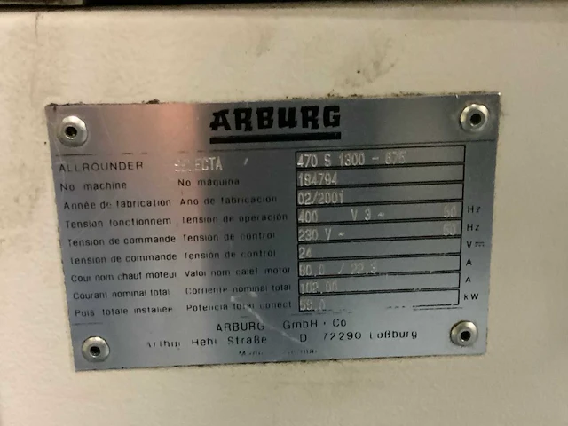 Arburg alrounder selecta spuitgietmachine (2x) - afbeelding 6 van  6