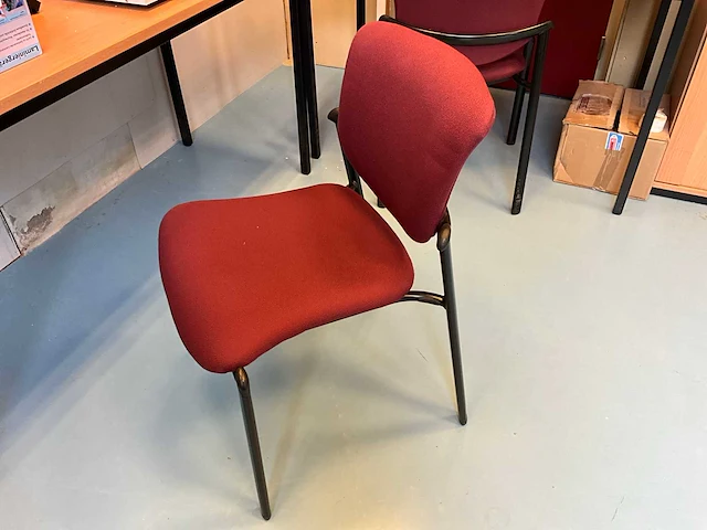 Archiefkast en werktafel met stoelen (2x) - afbeelding 6 van  7