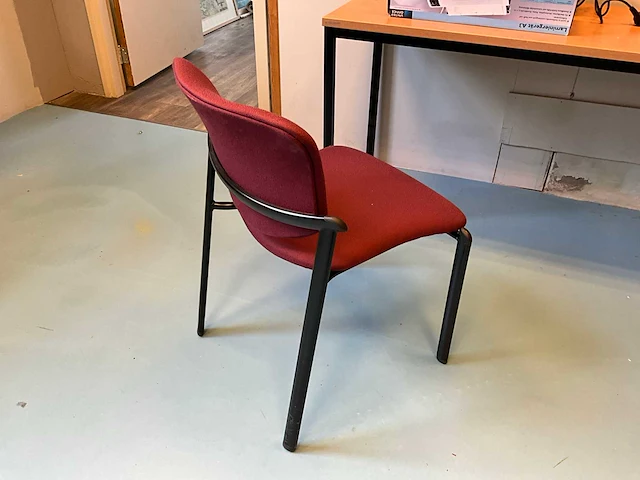 Archiefkast en werktafel met stoelen (2x) - afbeelding 7 van  7