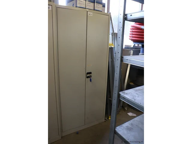 Archiefkast incl. sleutel - 80x38x180cm - afbeelding 1 van  3