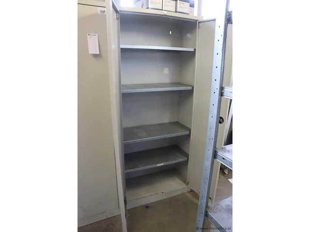 Archiefkast incl. sleutel - 80x38x180cm - afbeelding 3 van  3