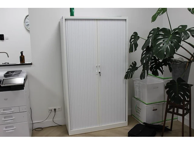 Archiefkast inofec met afmeting 100 x 40 x 180 cm. sleutels aanwezig. let op: exclusief inhoud en op 1e ver... - afbeelding 1 van  2
