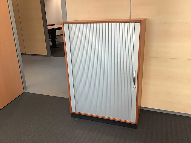 Archiefkast met houten ombouw - afbeelding 1 van  4