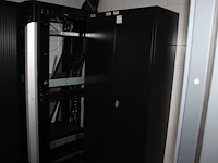 Archiefkast met twee deuren afm. 95 x 41 x 195 cm - afbeelding 1 van  3