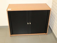 Archiefkast met twee roldeuren. afmeting 100 x 42 x 75 cm. - afbeelding 2 van  2