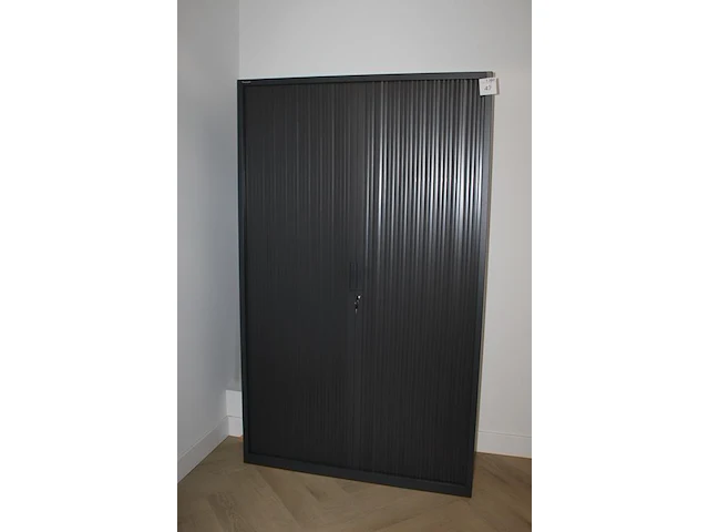 Archiefkast triumph met 2 roldeuren. afmeting 120 x 47 x 198 cm. let op: exclusief inhoud. - afbeelding 2 van  2