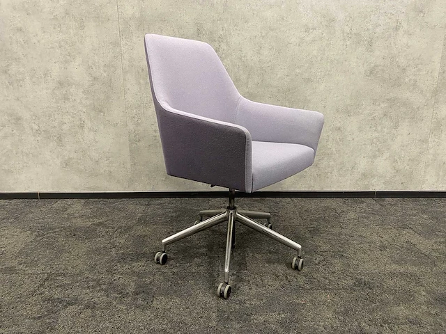 Arco - design bureaustoel - paars/lila - afbeelding 2 van  10