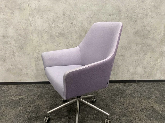 Arco - design bureaustoel - paars/lila - afbeelding 4 van  10