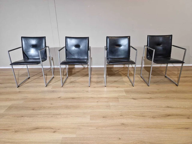 Arco - frame - eetkamerstoelen (4x) - afbeelding 1 van  12