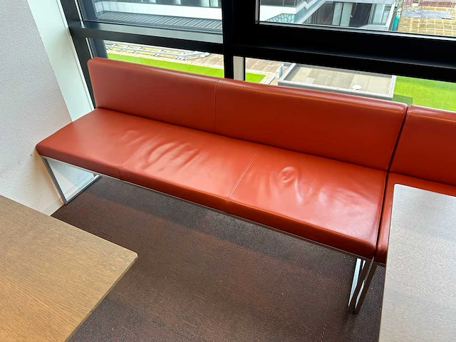 Arco - frame bench - lederen bank - afbeelding 1 van  4