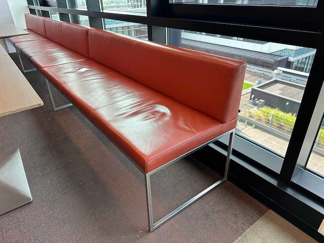 Arco - frame bench - lederen bank - afbeelding 1 van  4