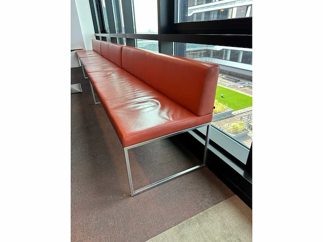 Arco - frame bench - lederen bank - afbeelding 2 van  4