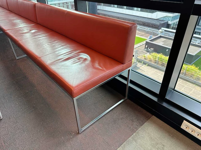 Arco - frame bench - lederen bank - afbeelding 4 van  4