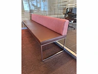 Arco - frame bench - lederen-stoffen bank - afbeelding 2 van  4