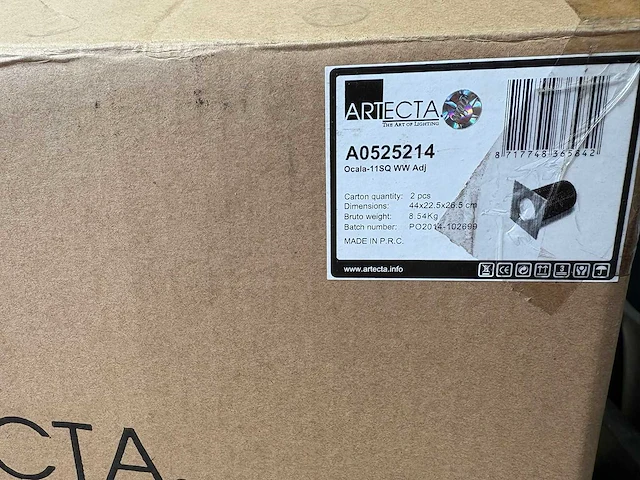 Arctecta ocala -11sq lamp (2x) - afbeelding 2 van  2