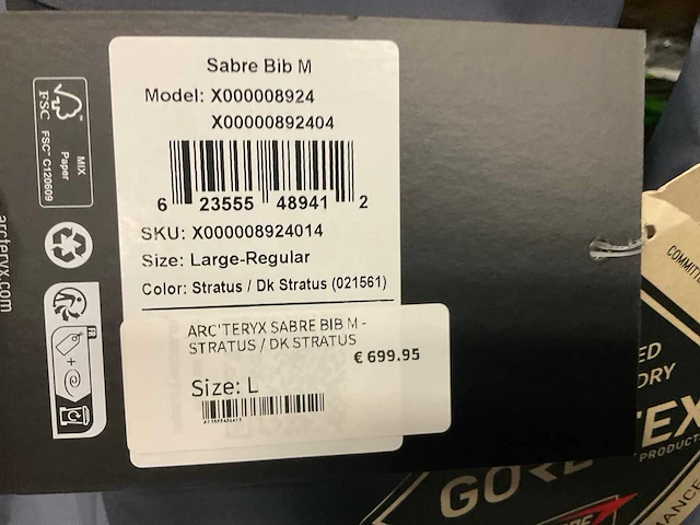 Arc’teryx sabre bibs (3x) - afbeelding 3 van  5