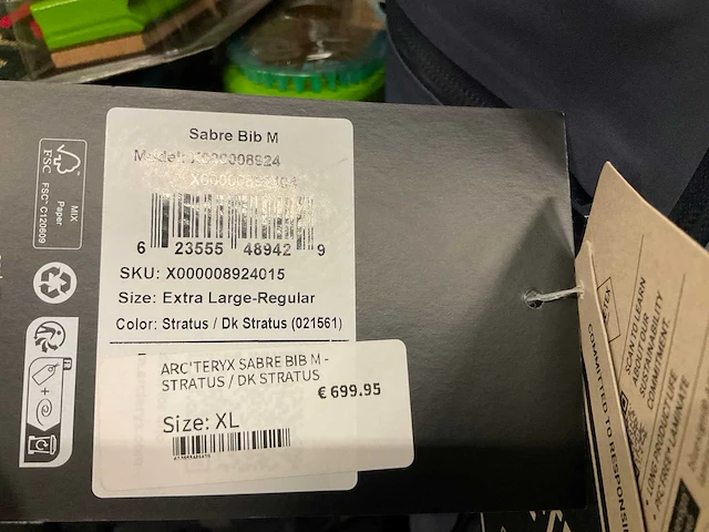 Arc’teryx sabre bibs (3x) - afbeelding 5 van  5