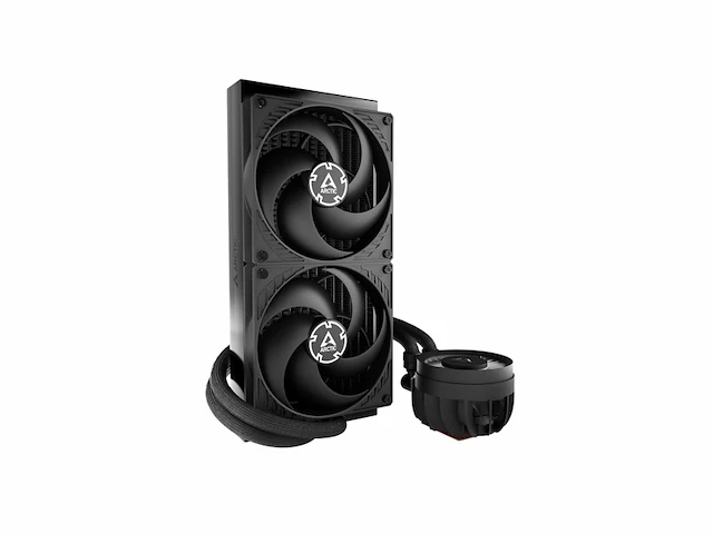 Arctic liquid freezer iii 280 waterkoeling pc cpu aio waterkoeler intel & amd efficinte pwm gestuurde pomp zwart - afbeelding 2 van  4