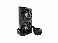 Arctic liquid freezer iii 280 waterkoeling pc cpu aio waterkoeler intel & amd efficinte pwm gestuurde pomp zwart - afbeelding 2 van  4